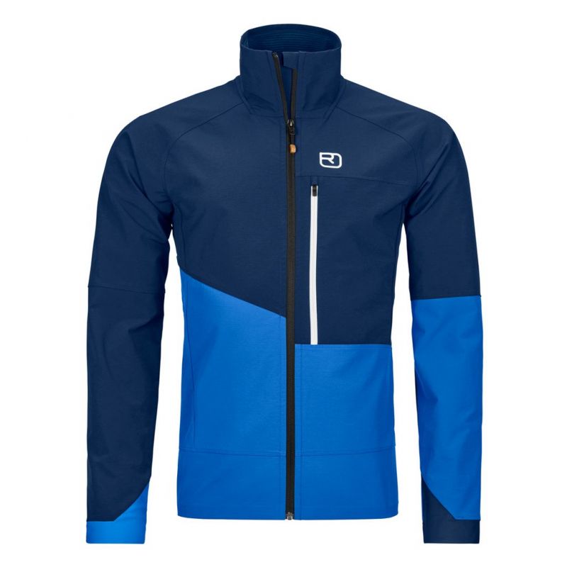 Softshelljacka Ortovox PUNTA BERRINO JACKET M (deep ocean) Herr