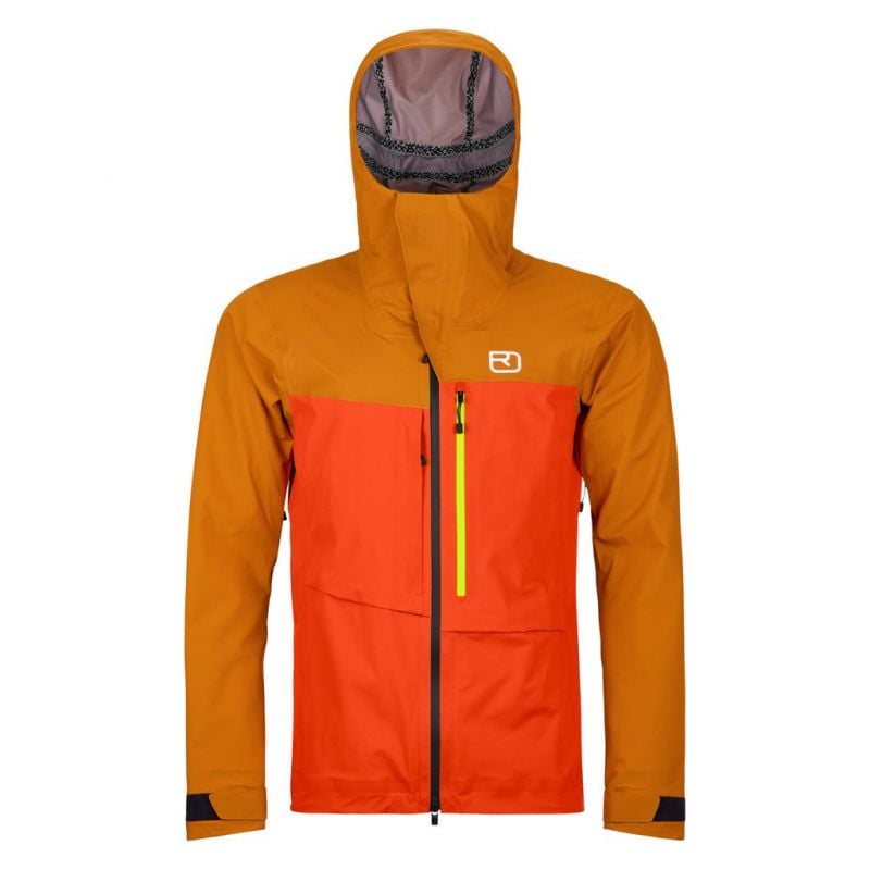 Giacca freeride Ortovox 3L Ravine Shell Jacket M (arancione caldo) uomo