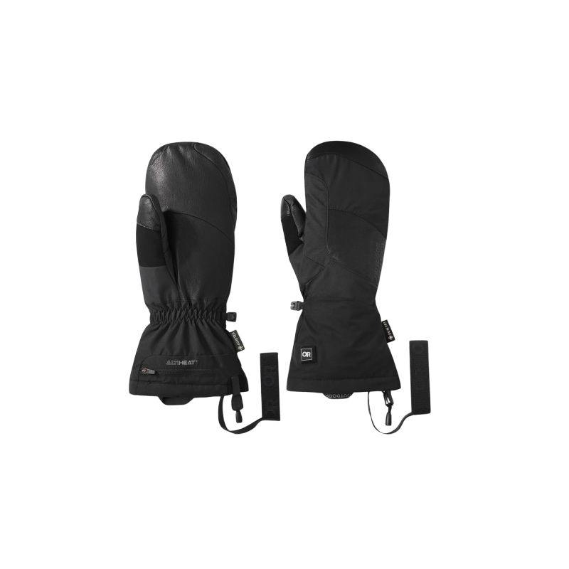 Värmande vantar Outdoor Research Prevail Heated GORE-TEX Mitts (Solid Black)