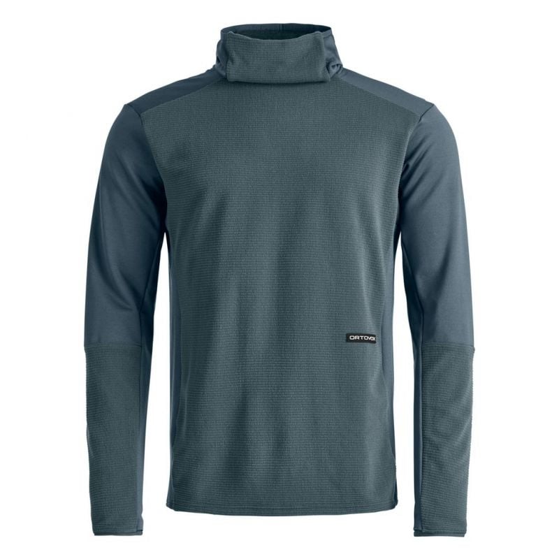 Fleece Ortovox FLEECE CORD HOODIE M (dunkles arktisches Grau) Herren