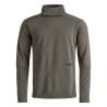 FLEECE CORD HOODIE M dark grey brown