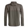 FLEECE CORD HOODIE M grigio scuro marrone