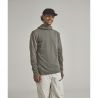 FLEECE CORD HOODIE M dark grey brown