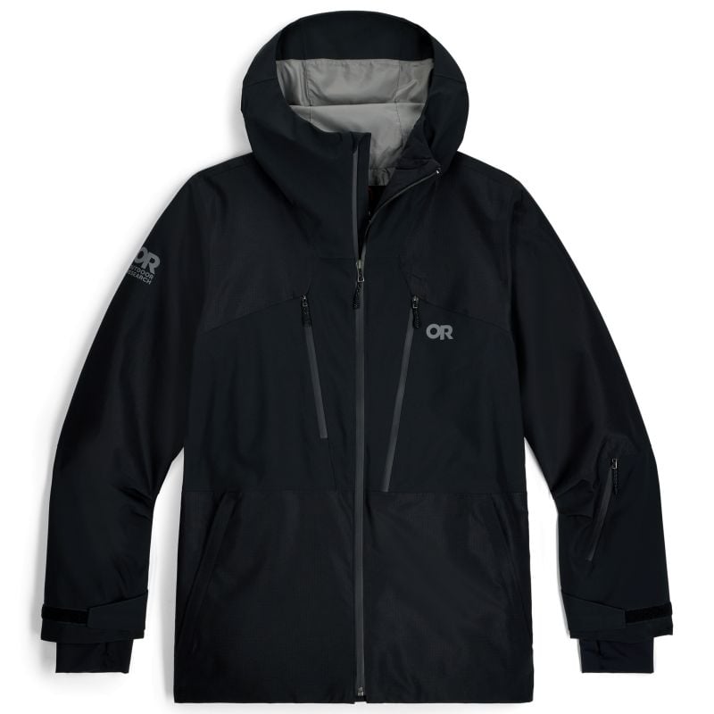 Wasserdichte Jacke Outdoor Research Men's Powderverse Jacket (Black) Herren