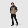 Outdoor Research Chaqueta con capucha de plumas Helium para hombre (Sable/Negro)