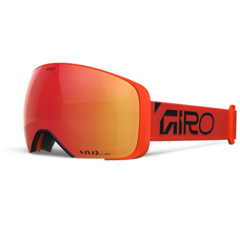Masque de ski GIRO COMP Wordmark (Orange, écran vivid Ember+infrared) Mixte