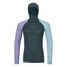 Hoody met lange mouwen Ortovox 120 COMP LIGHT HOODY W (donker poolgrijs)
