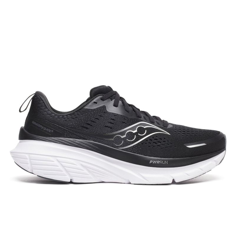 Chaussures de running SAUCONY GUIDE 18 (BLACK/WHITE) Homme