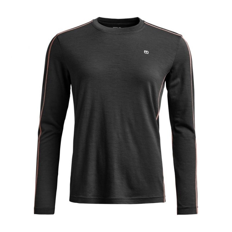 Ortovox 185 ROCK'N'WOOL LONG SLEEVE W (black raven)