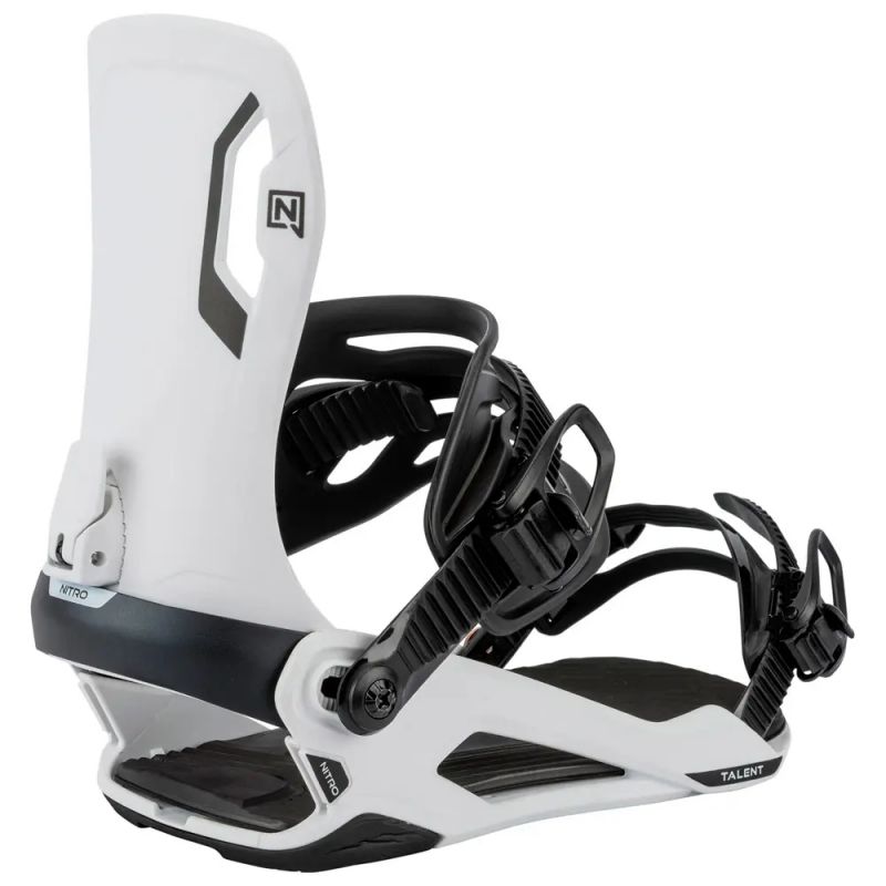 Snowboardbindinger NITRO TALENT (HVIT) Unisex - 2026