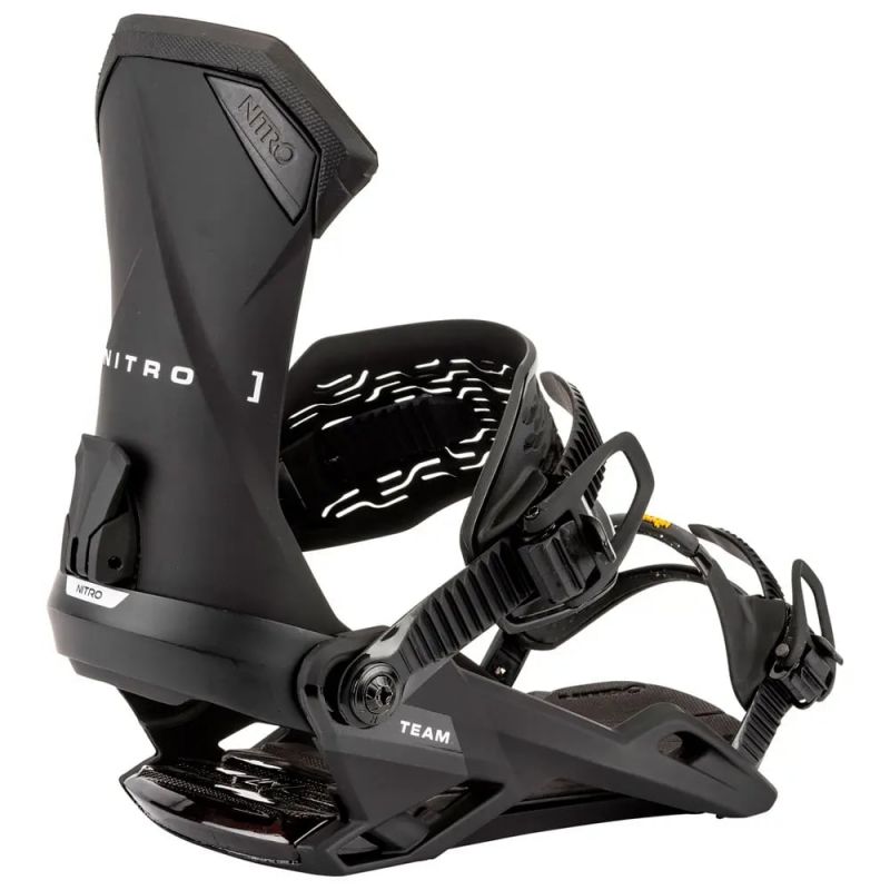 Snowboardbindinger NITRO TEAM (ULTRA BLACK) Herre - 2026