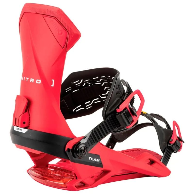 Snowboard bindings NITRO TEAM (Vivid Red) Men - 2026