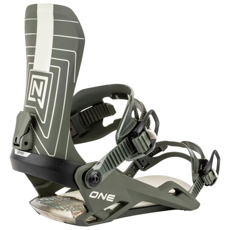 Snowboardbindingen NITRO ONE (Shadow) Heren - 2026