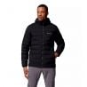Columbia Chaqueta con capucha de plumas Stretch Drift Peak (Negro)