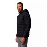 Columbia Chaqueta con capucha de plumas Stretch Drift Peak (Negro)