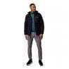 Columbia Chaqueta con capucha de plumas Stretch Drift Peak (Negro)