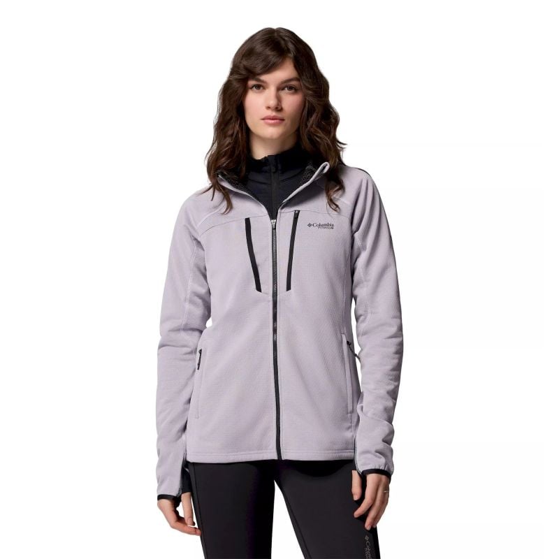 Fleece Columbia Arctic Crest Bonded Full Zip (Lavendel Perle, Schwarz) Damen