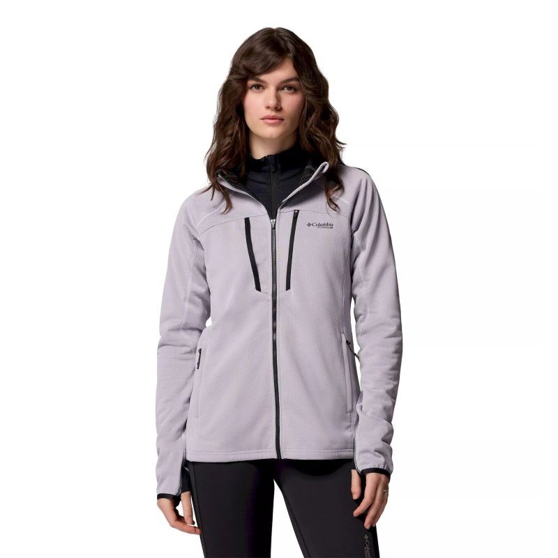 Fleece Columbia Arctic Crest Bonded Full Zip (Lavender Pearl,Black) Naiset
