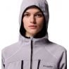 Fleece Columbia Arctic Crest Bonded Full Zip (Lavender Pearl,Black) Dame