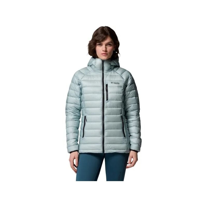 Chaqueta de plumas Columbia Arctic Crest Down Hooded Jacket (Crushed Blue) Mujer