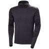 Hettegenser Helly Hansen LIFA MERINO MIDW BLC HOODIE (BLACK GRAPE ARC REFLECT AO) herre