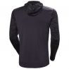Hettegenser Helly Hansen LIFA MERINO MIDW BLC HOODIE (BLACK GRAPE ARC REFLECT AO) herre