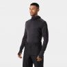 Hettegenser Helly Hansen LIFA MERINO MIDW BLC HOODIE (BLACK GRAPE ARC REFLECT AO) herre