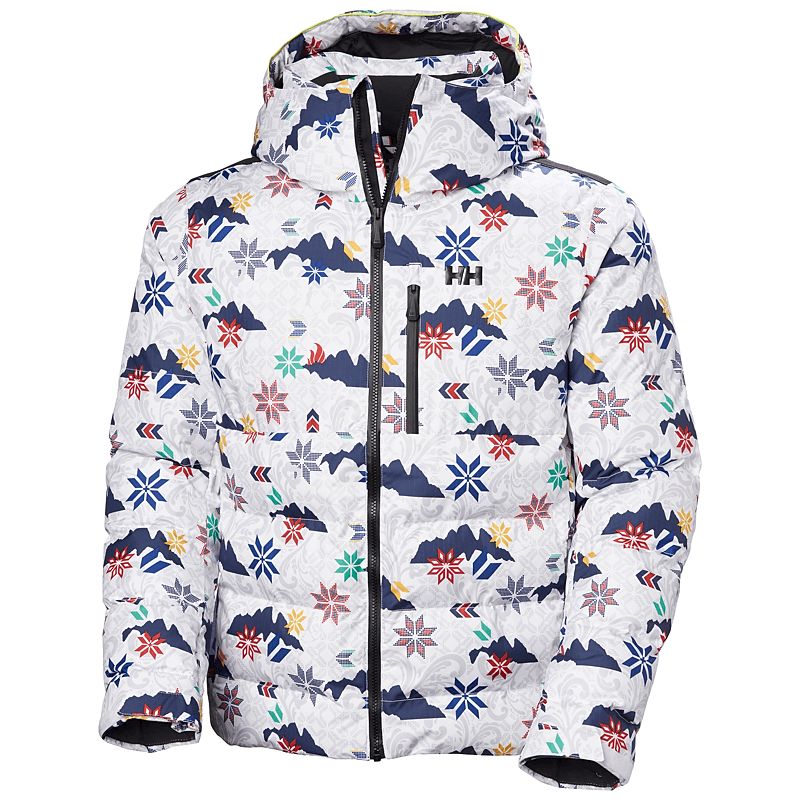 Skijas Helly Hansen KVITFJELL RACE PUFFY JACKET (WHITE OLYMPICS) man