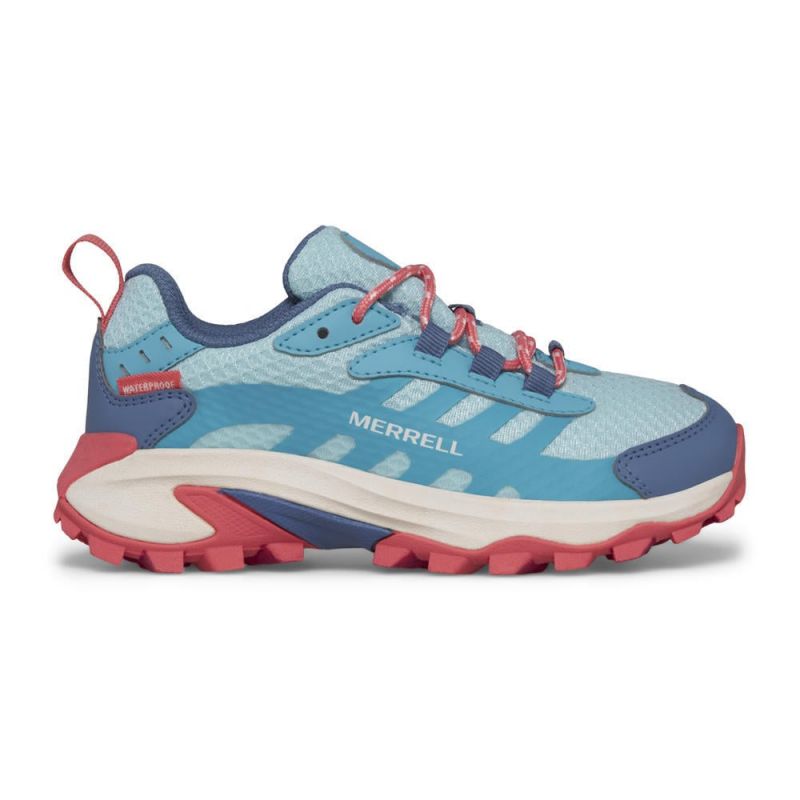 Zapatos de senderismo con cordones Merrell MOAB SPEED 2 LOW A/C WTPRF (TURQ/CORAL) Junior