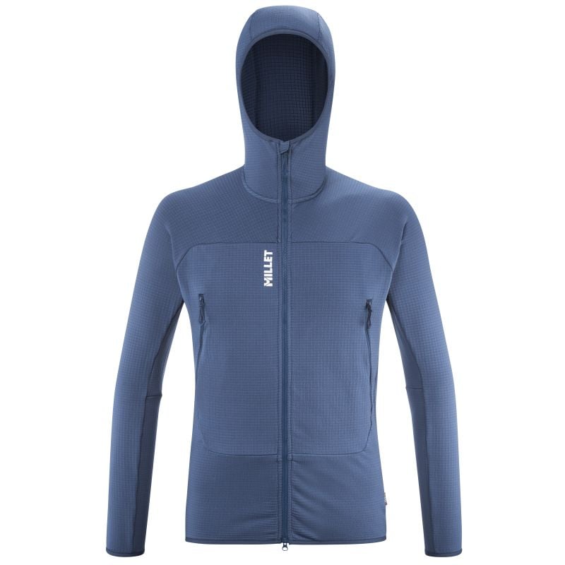 Polaire MILLET FUSION GRID HOODIE M (DARK DENIM) Homme