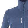 Polar fleece Millet FUSION GRID HOODIE M (DARK DENIM) Man