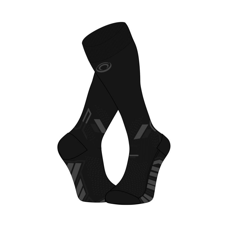 Chaussettes de compression BV SPORT ULTRA.2 COMPRESSION (NOIR/GRIS) 