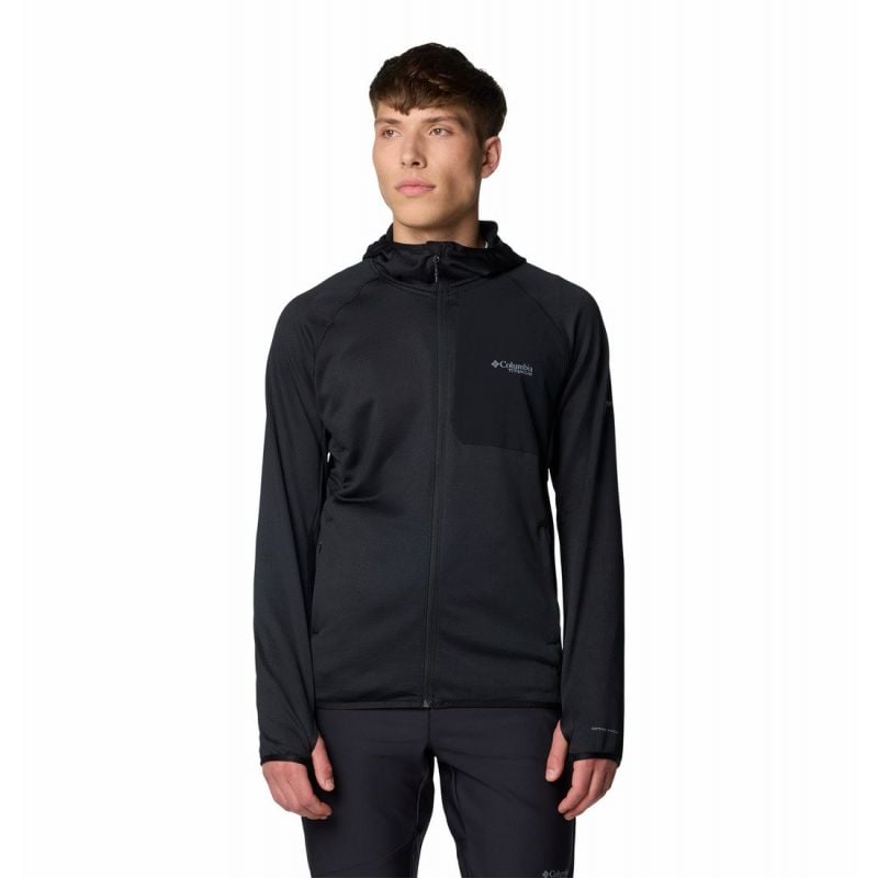 Fleecejacke Grid Columbia Triple Canyon II (Schwarz) Herren