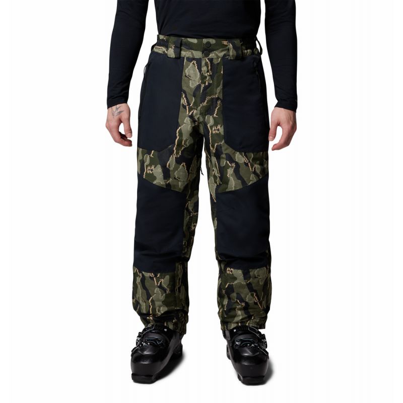 Pantaloni da sci stampati Columbia Coreshot (Greenscape Treebark Print/Black) Uomo