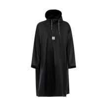 Wasserdichter Poncho Protest Laugh rain (True Black) Damen