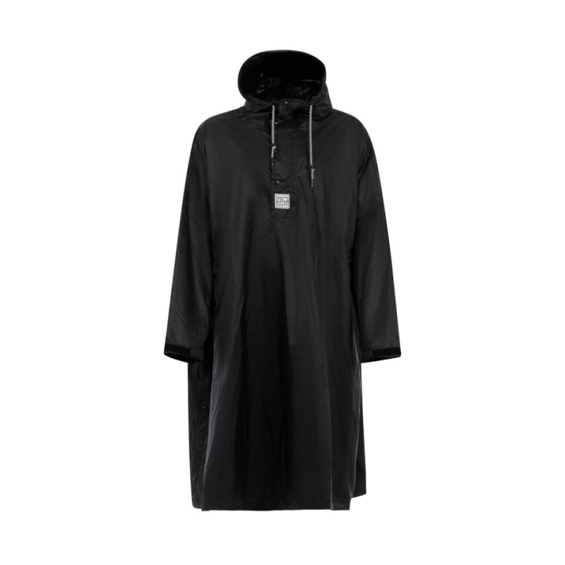 Wasserdichter Poncho Protest Laugh rain (True Black) Damen