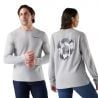 Long Sleeve Top with Print Smartwool Gondola View (LIGHT GRAY HEATHER)