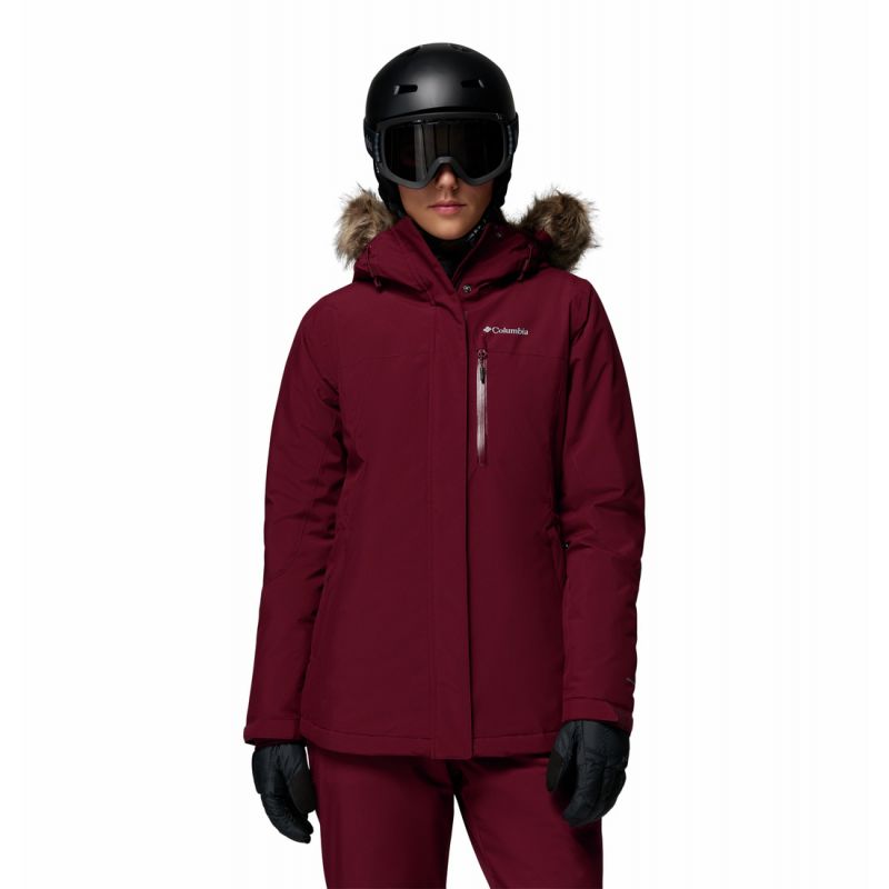 Hiihtotakki Columbia Ava Alpine II (Rich Wine) Naisille