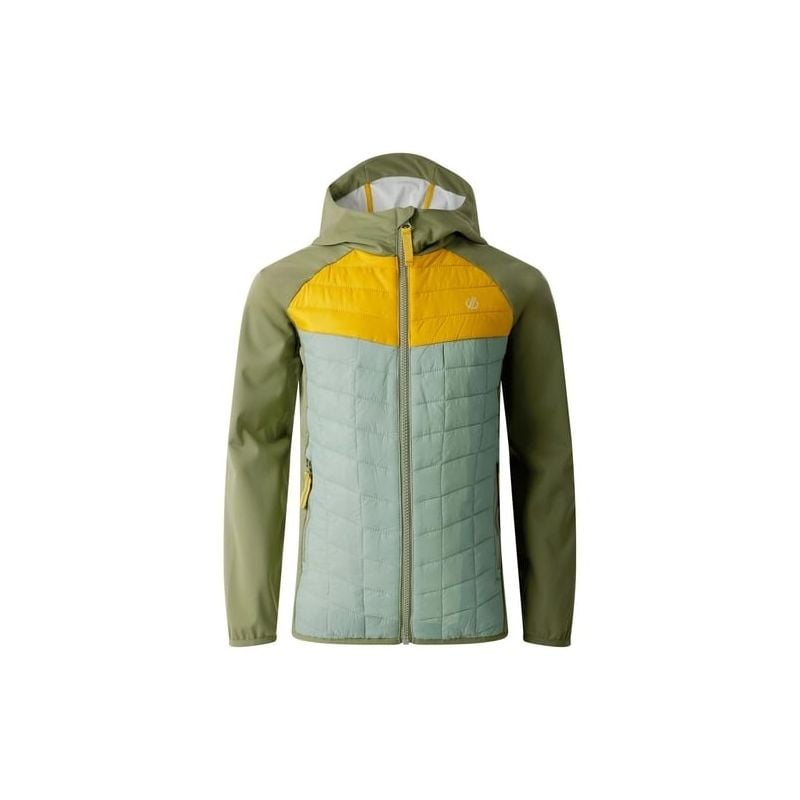 Chaqueta híbrida Dare2B Kids' Explore II (Olivine Green/Hedge Green/Tawny) niño
