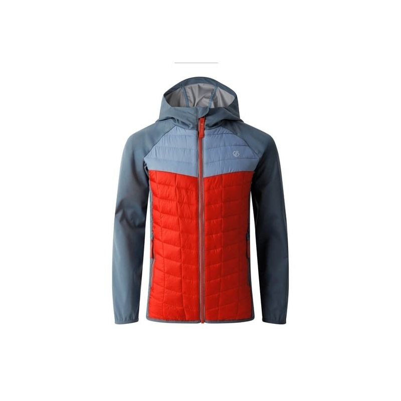 Giacca ibrida Dare2B Kids' Explore II (Lead Grey/Stormy Weather/Seville) bambino