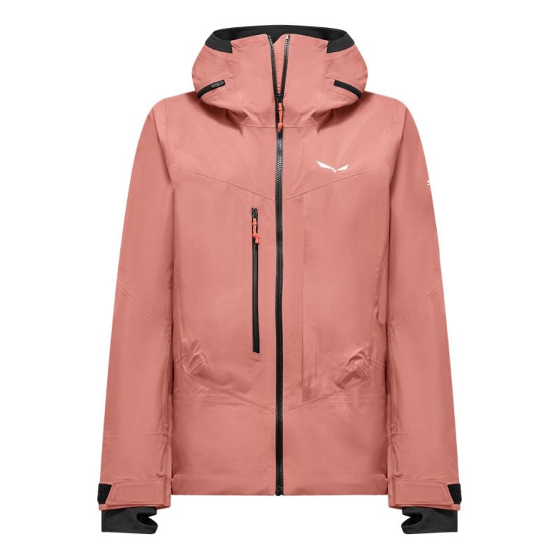 Veste imperméable SALEWA SELLA 3L PTX JACKET W (desert pink) Femme 