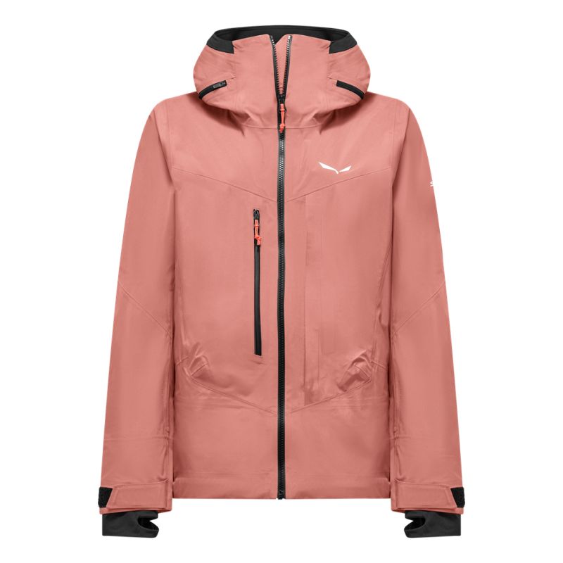 Vanntett jakke Salewa SELLA 3L PTX JACKET W (desert pink) Dame