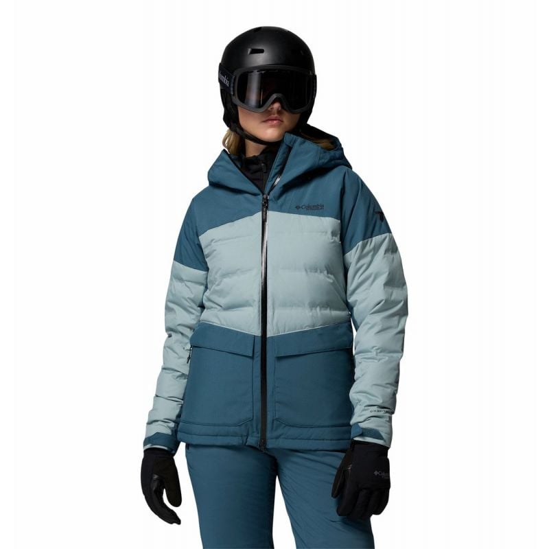 Dunjakke Columbia Glacier Ridge Down Jacket (Everblue/Crushed Blue) Kvinder