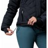 W Lay D Down V Jacket-Zwart