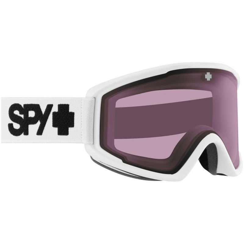 Masque ski SPY Crusher Elite Eco (Matte White - Rose Photochromic)