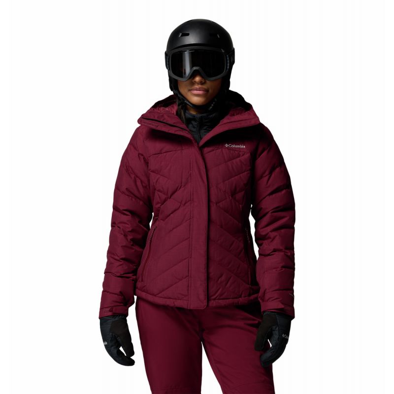 Chaqueta de esquí Columbia Lay D Down V (Rich Wine) Mujer