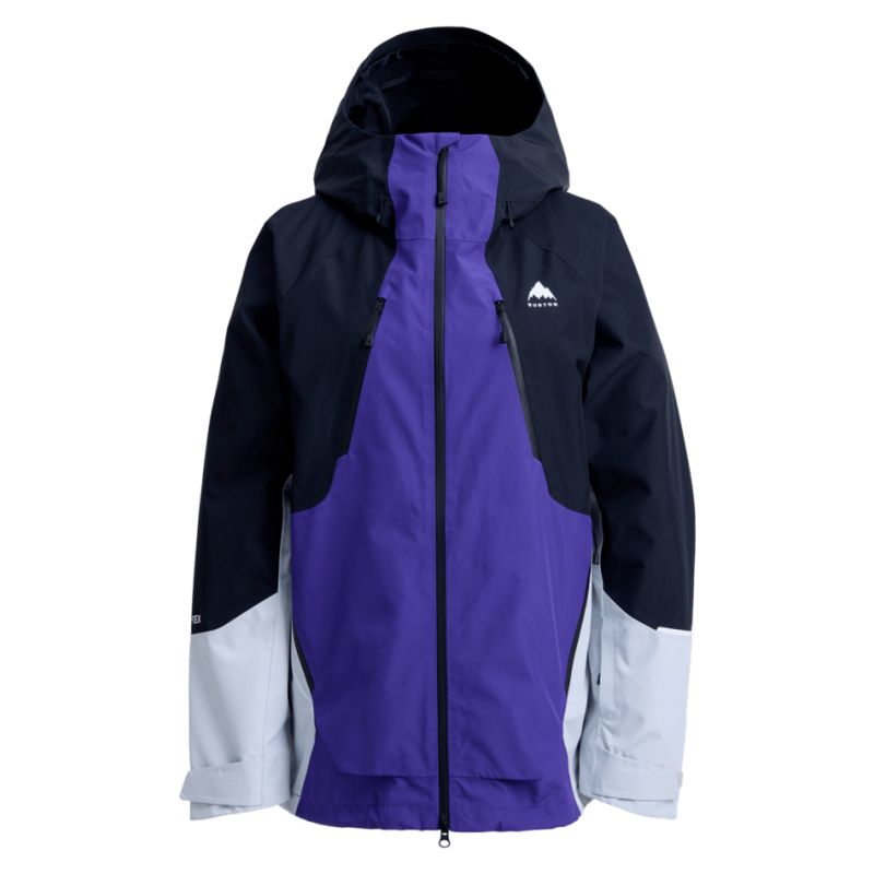 Snowboard Jakke Burton Women's Reserve GORE-TEX 2L Jacket (Prism Violet/True Black/Gray Cloud) Kvinder