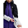 BURTON Women's Reserve GORE-TEX 2L Jacket (Prism Violet/True Black/Gray Cloud)