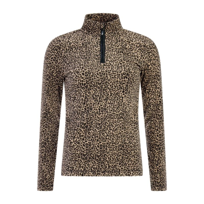 Pile Protest PRTRefuzzy 1/4 zip active top (True Black) Donna