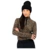 Protest PRTRefuzzy 1/4 zip active top (True Black)